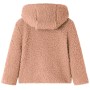 Kinderjacke mit Kapuze Kunstfell Lammfell hell cognac 92 von , Oberbekleidung für Kinder - Ref: Foro24-13869, Preis: 15,38 €,...