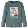 Mélange 116 dunkelgrünes Langarm-T-Shirt für Kinder von , Kinder-T-Shirts - Ref: Foro24-12826, Preis: 8,59 €, Rabatt: %