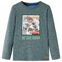 Mélange 116 dunkelgrünes Langarm-T-Shirt für Kinder von , Kinder-T-Shirts - Ref: Foro24-12826, Preis: 8,66 €, Rabatt: %