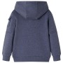 Child's dark blue mélange hoodie with zipper, size 92. by , Kids T-shirts - Ref: Foro24-12949, Price: 15,11 €, Discount: %
