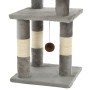 Katzenkratzbaum mit Sisalstämmen 65 cm grau von vidaXL, Katzenmöbel - Ref: Foro24-170607, Preis: 38,42 €, Rabatt: %