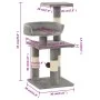 Cat scratching post with sisal posts 65 cm gray by vidaXL, Cat furniture - Ref: Foro24-170607, Price: 36,09 €, Discount: %
