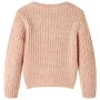 Soft pink knitted children's sweater 140 by , Kids T-shirts - Ref: Foro24-14528, Price: 12,74 €, Discount: %