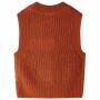 Cognac Strickweste für Kinder 104 von , Kinder-T-Shirts - Ref: Foro24-14540, Preis: 10,97 €, Rabatt: %