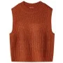Cognac Strickweste für Kinder 128 von , Kinder-T-Shirts - Ref: Foro24-14542, Preis: 10,87 €, Rabatt: %
