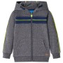 Child's hooded sweatshirt with gray mélange zipper 104 by , Kids T-shirts - Ref: Foro24-13275, Price: 16,48 €, Discount: %