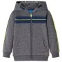 Kinder-Hoodie mit Reißverschluss grau meliert 104 von , Kinder-T-Shirts - Ref: Foro24-13275, Preis: 13,87 €, Rabatt: %