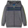Sudadera infantil con capucha y cremallera gris mélange 128 de , Camisetas para niños - Ref: Foro24-13277, Precio: 13,95 €, D...