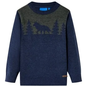 Marineblauer Kinderstrickpullover 128 von , Kinder-T-Shirts - Ref: Foro24-14502, Preis: 12,41 €, Rabatt: %