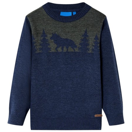 Marineblauer Kinderstrickpullover 104 von , Kinder-T-Shirts - Ref: Foro24-14500, Preis: 12,54 €, Rabatt: %
