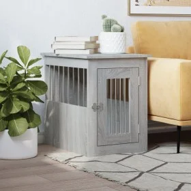 Sonoma Hundekäfig aus grauem Holzwerkstoff 45x62x59 cm von , Hundehütten - Ref: Foro24-838314, Preis: 76,18 €, Rabatt: %