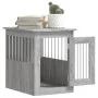Jaula para perros madera de ingeniería gris Sonoma 45x62x59 cm de , Casetas para perros - Ref: Foro24-838314, Precio: 76,08 €...