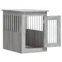 Engineered wood dog crate in Sonoma gray, measuring 45x62x59 cm. by , Dog kennels - Ref: Foro24-838314, Price: 76,18 €, Disco...