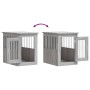 Jaula para perros madera de ingeniería gris Sonoma 45x62x59 cm de , Casetas para perros - Ref: Foro24-838314, Precio: 77,69 €...
