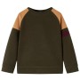 Dark khaki and camel children's sweatshirt size 140 by , Kids T-shirts - Ref: Foro24-13393, Price: 13,64 €, Discount: %