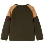 Kinder-Sweatshirt in dunklem Khaki und Kamel 140 von , Kinder-T-Shirts - Ref: Foro24-13393, Preis: 13,50 €, Rabatt: %
