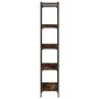 Bookcase with 5 smoked oak engineered wood shelves 60x30x154cm by , Bookcases and shelves - Ref: Foro24-837659, Price: 53,11 ...