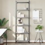 Bookstore 6 shelves wood engineering gray Sonoma 60x30x188 cm by , Bookcases and shelves - Ref: Foro24-837665, Price: 72,90 €...