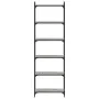 Librería 6 estantes madera ingeniería gris Sonoma 60x30x188 cm de , Librerías y estanterías - Ref: Foro24-837665, Precio: 72,...
