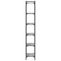 Bookstore 6 shelves wood engineering gray Sonoma 60x30x188 cm by , Bookcases and shelves - Ref: Foro24-837665, Price: 72,90 €...
