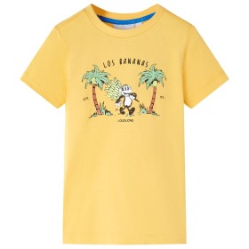 Light ochre children's t-shirt size 104 by , Kids T-shirts - Ref: Foro24-11685, Price: 8,20 €, Discount: %
