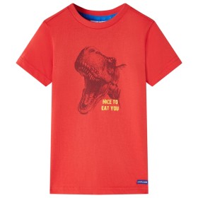 Camiseta infantil rojo 116