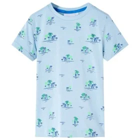 Light blue children's t-shirt size 92 by , Kids T-shirts - Ref: Foro24-12549, Price: 8,75 €, Discount: %