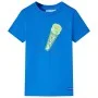 Camiseta infantil azul chillón 116 de , Camisetas para niños - Ref: Foro24-11846, Precio: 7,88 €, Descuento: %