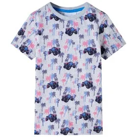 Children's gray melange t-shirt size 140 by , Kids T-shirts - Ref: Foro24-12523, Price: 8,75 €, Discount: %