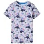 Children's gray melange t-shirt size 140 by , Kids T-shirts - Ref: Foro24-12523, Price: 8,75 €, Discount: %