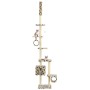 Katzenkratzbaum mit Sisalstämmen, beige Fußabdrücke, 260 cm von vidaXL, Katzenmöbel - Ref: Foro24-170535, Preis: 80,85 €, Rab...