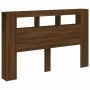 Cabecero LED madera ingeniería marrón roble 160x18,5x103,5 cm de , Cabeceros y pies de cama - Ref: Foro24-837357, Precio: 93,...