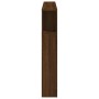 Cabecero LED madera ingeniería marrón roble 160x18,5x103,5 cm de , Cabeceros y pies de cama - Ref: Foro24-837357, Precio: 95,...