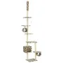 Katzenkratzbaum mit Sisalstämmen, beige Fußabdrücke, 260 cm von vidaXL, Katzenmöbel - Ref: Foro24-170535, Preis: 79,62 €, Rab...