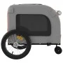 Remolque de bicicleta mascotas hierro tela Oxford rojo gris de , Cochecitos para mascotas - Ref: Foro24-93852, Precio: 106,19...