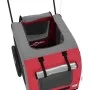 Remolque de bicicleta mascotas hierro tela Oxford rojo gris de , Cochecitos para mascotas - Ref: Foro24-93852, Precio: 106,19...