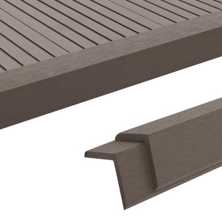 Eckige Leisten 5 Stück WPC dunkelbraun 170 cm von vidaXL, Böden und Teppiche - Ref: Foro24-45022, Preis: 51,67 €, Rabatt: %
