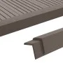 5 units of dark brown 170 cm WPC angular moldings by vidaXL, Floors and carpets - Ref: Foro24-45022, Price: 46,52 €, Discount: %
