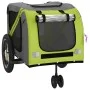 Remolque de bicicleta mascotas hierro tela Oxford verde negro de , Cochecitos para mascotas - Ref: Foro24-93892, Precio: 112,...