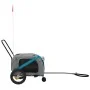 Remolque de bicicleta mascotas hierro tela Oxford azul negro de , Cochecitos para mascotas - Ref: Foro24-93890, Precio: 103,2...