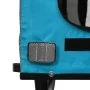 Remolque de bicicleta mascotas hierro tela Oxford azul negro de , Cochecitos para mascotas - Ref: Foro24-93890, Precio: 103,2...