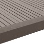 Molduras angulares 5 uds WPC marrón oscuro 170 cm