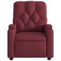 Red wine fabric reclining massage chair by , Armchairs - Ref: Foro24-372494, Price: 215,27 €, Discount: %