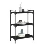 Bookcase with 3 shelves black engineered wood 60x30x86 cm by , Bookcases and shelves - Ref: Foro24-837647, Price: 41,79 €, Di...