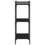Bookcase with 3 shelves black engineered wood 60x30x86 cm by , Bookcases and shelves - Ref: Foro24-837647, Price: 42,33 €, Di...