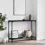 Schwarzer Konsolentisch aus Holzwerkstoff, 101 x 30,5 x 75 cm von , Seitentische - Ref: Foro24-837702, Preis: 40,24 €, Rabatt: %