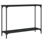 Black engineered wood console table 101x30.5x75 cm by , Side tables - Ref: Foro24-837702, Price: 39,94 €, Discount: %