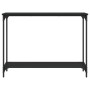 Schwarzer Konsolentisch aus Holzwerkstoff, 101 x 30,5 x 75 cm von , Seitentische - Ref: Foro24-837702, Preis: 40,24 €, Rabatt: %