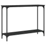 Black engineered wood console table 101x30.5x75 cm by , Side tables - Ref: Foro24-837702, Price: 39,94 €, Discount: %