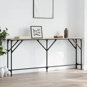 Sonoma oak engineered wood console table 180x23x75 cm by , Side tables - Ref: Foro24-837768, Price: 55,02 €, Discount: %